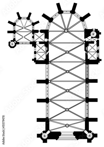 plan de cathédrale