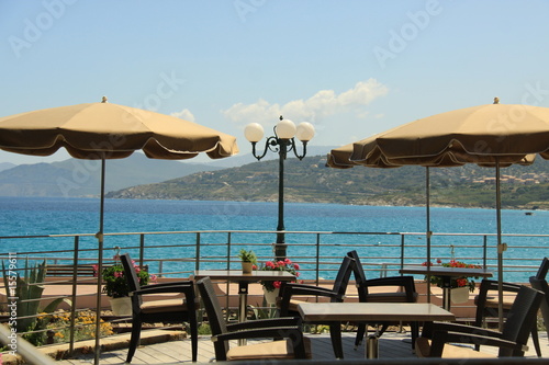 Terrasse with view on the sea © fg.gato