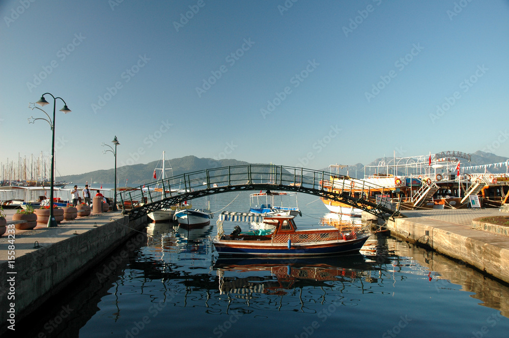 Fototapeta premium Brücke in Marmaris