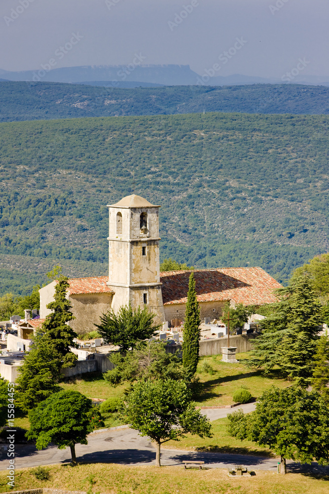 church, Aiguines, Var Departement, Provence, France church, Aiguines, Var Departement, Provence, France