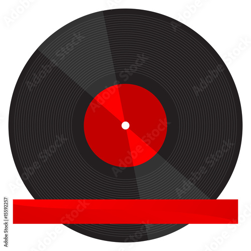Vynil plate.