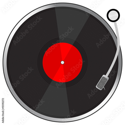 Vynil plate.