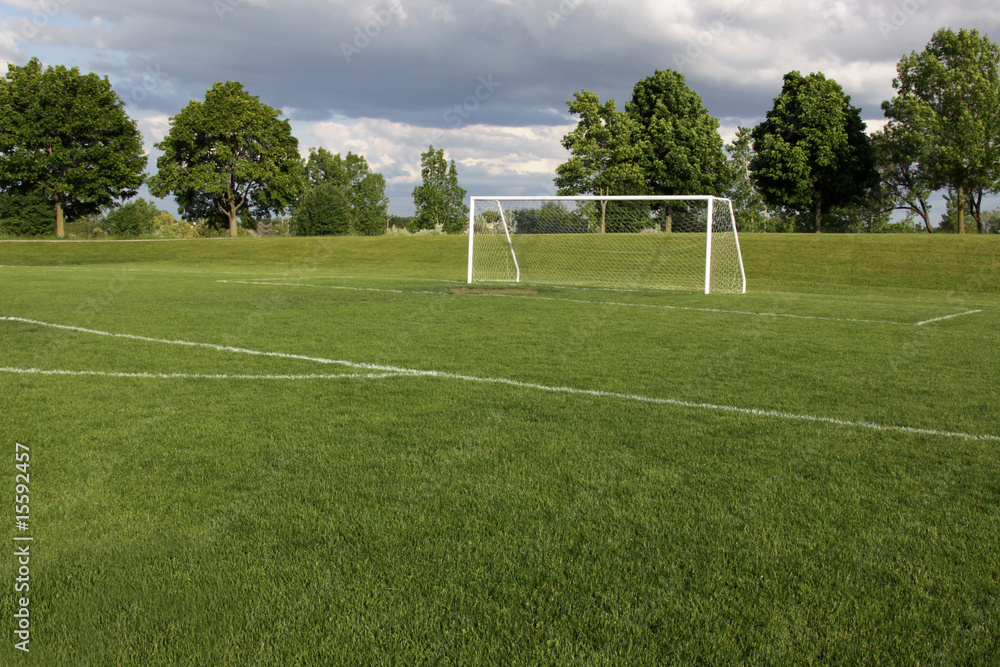 Fototapeta premium Vacant Soccer Pitch