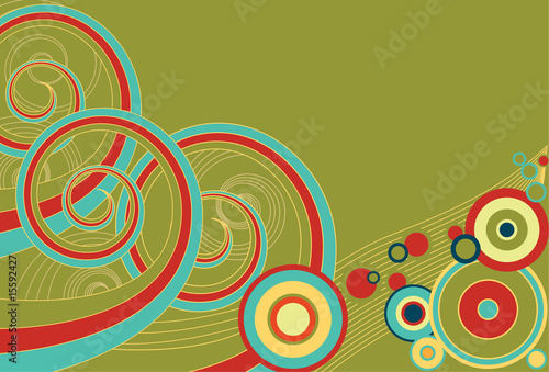 Retro Spirals and Circles