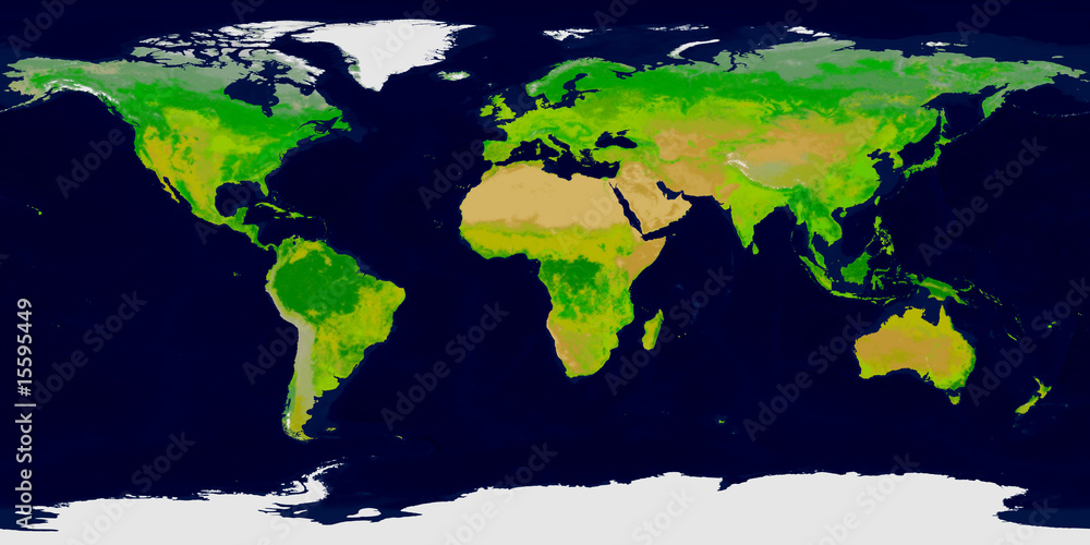 Erde Vegetationszonen