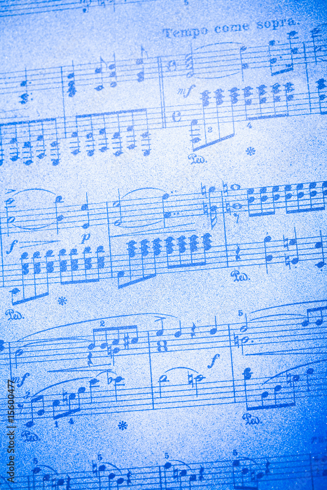 Fototapeta premium Music note background