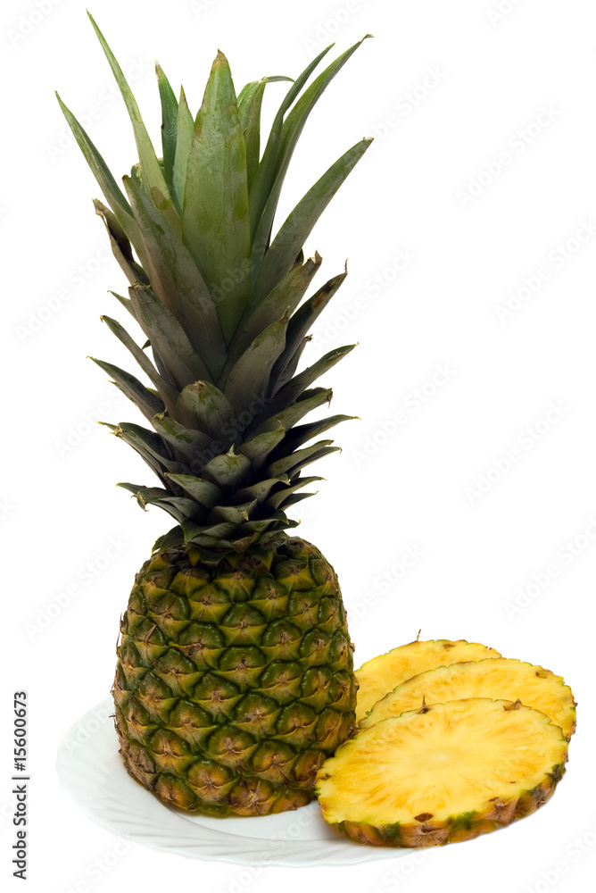 A ripe pineapple A ripe pineapple