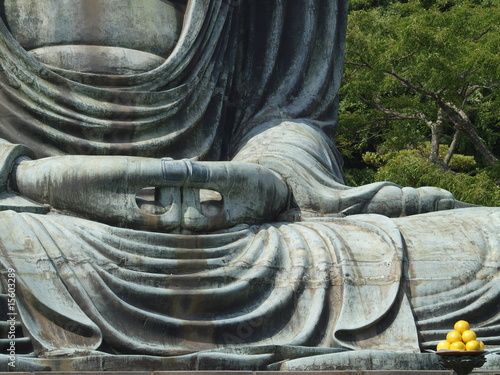 Gran buda de bronce de 14 metros en Kamakura (Japon) photo