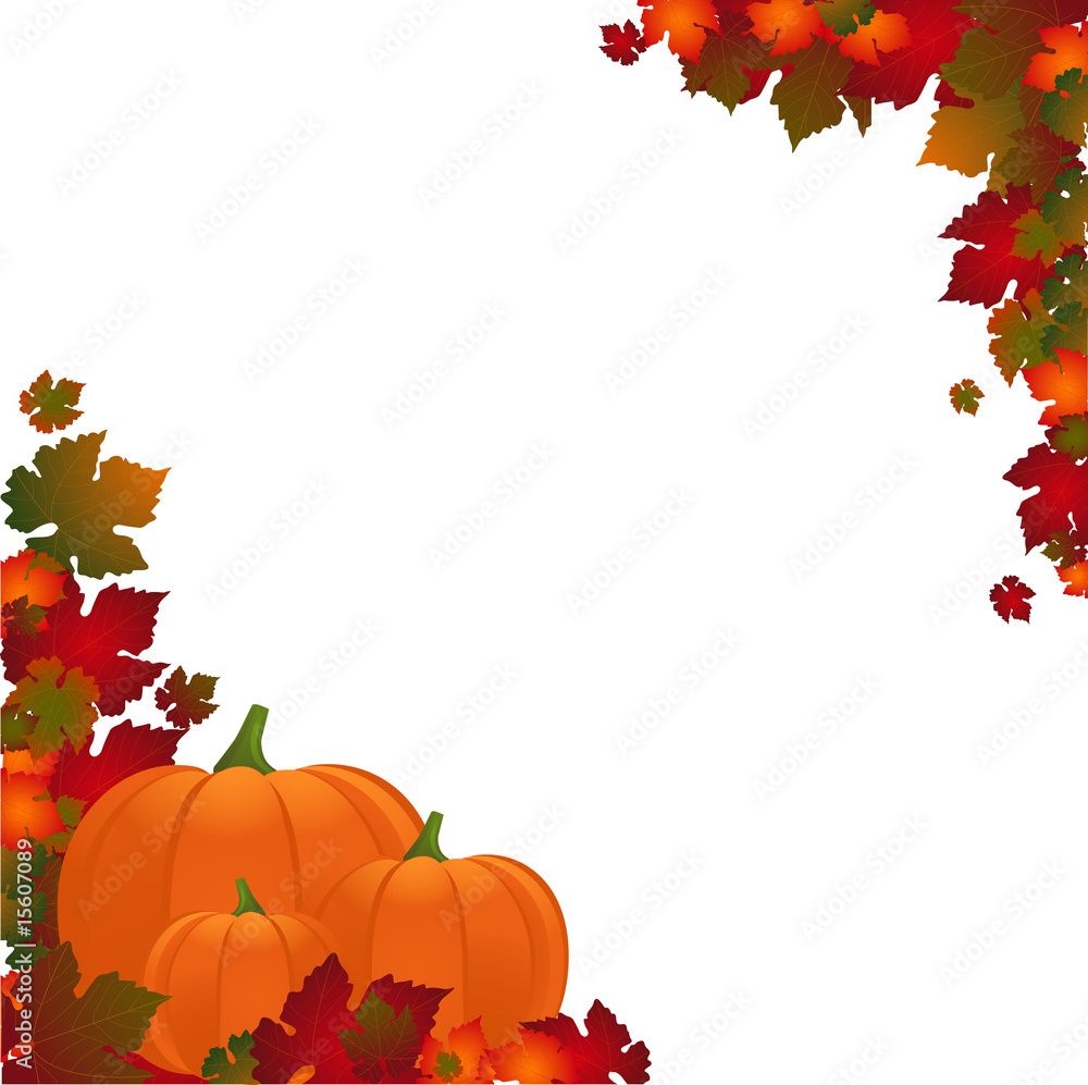 Pumpin and autumn leaves Pumpin and autumn leaves