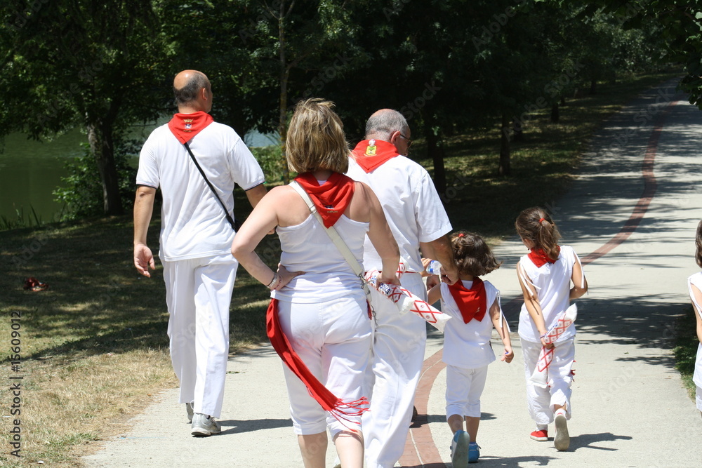 Familia sanferminera. Familia sanferminera.