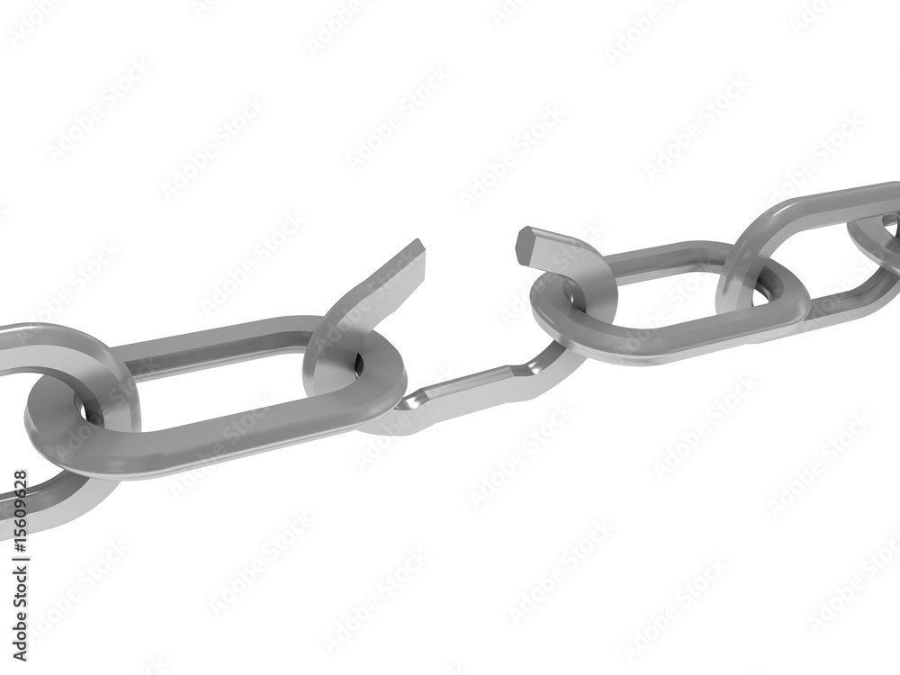 Obraz premium broken chain