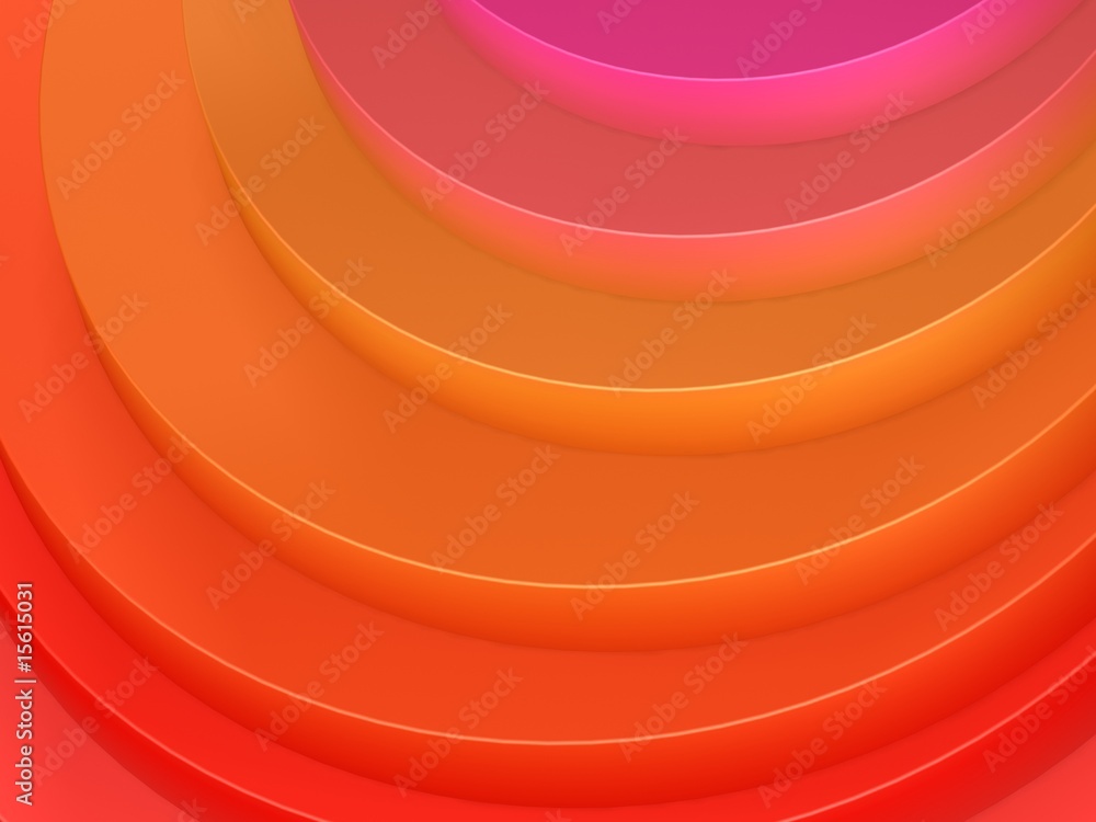 colorful curve of cylinder