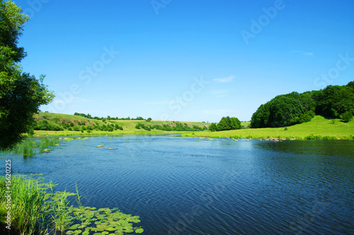 river  in summer