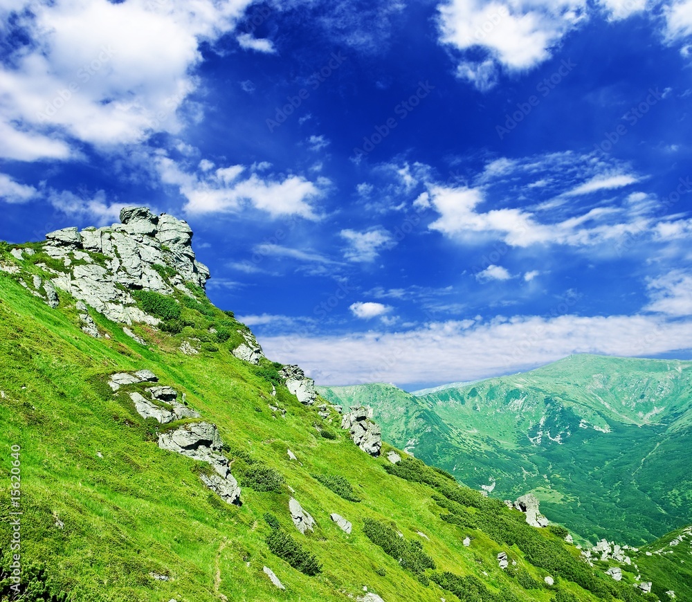 Obraz premium slope of mountain