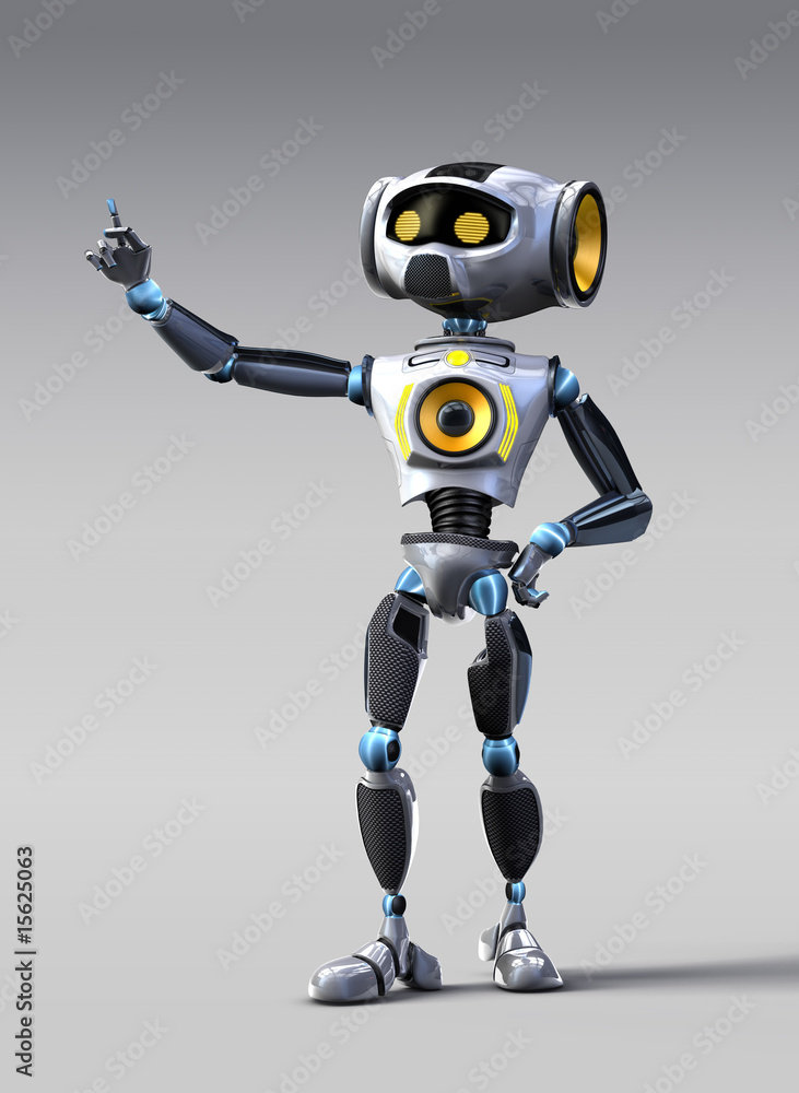 Funny robot posing Funny robot posing