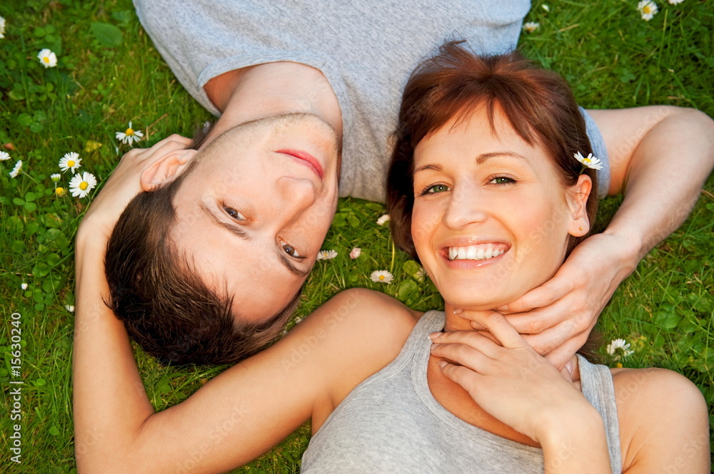 Young couple in love outdoors.... Young couple in love outdoors....