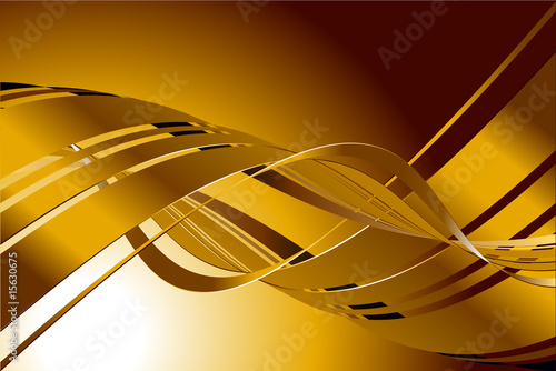 abstract gold lines