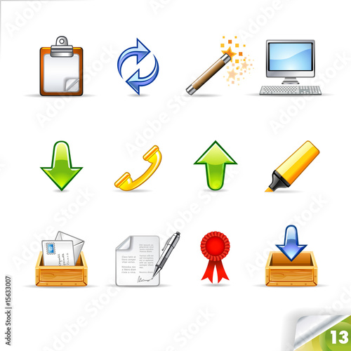 Infinity Collection | Icon set 13 | Office pack cliparts
