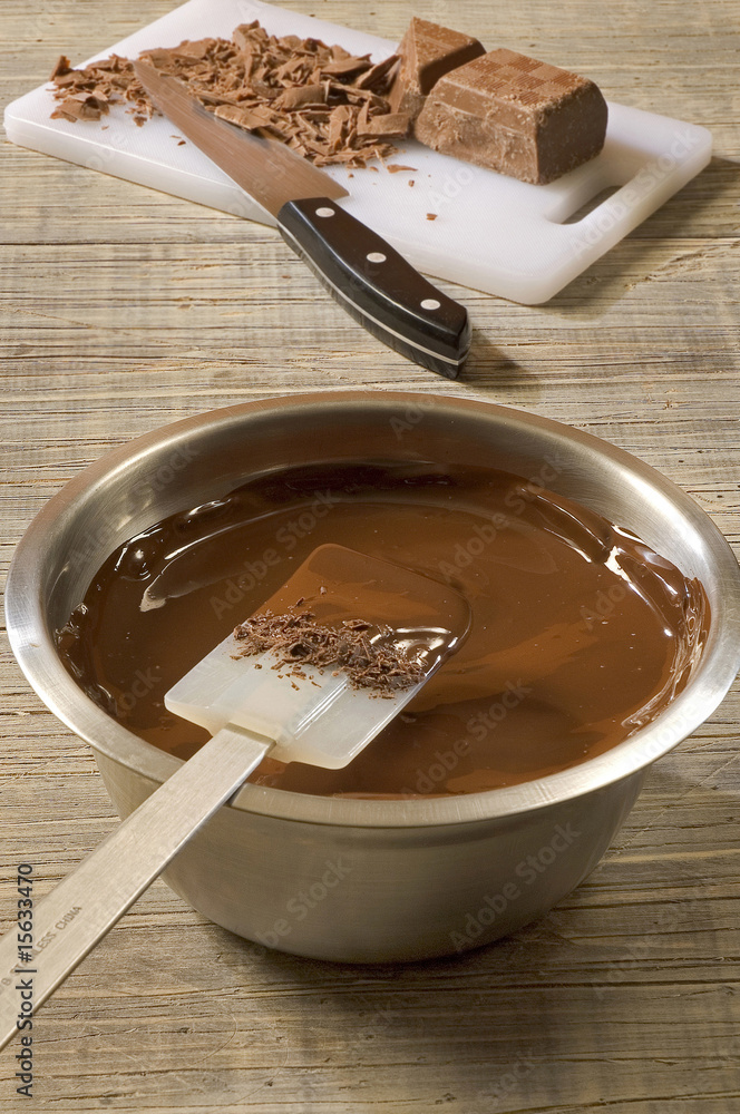 Melted Chocolate Vertical View Melted Chocolate Vertical View