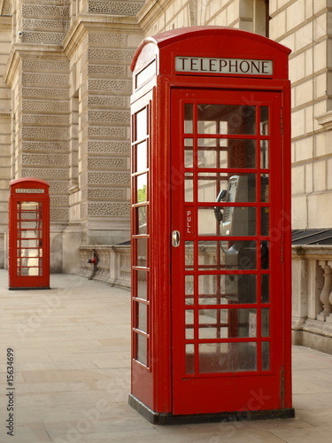 Red Phone Box on a London Street