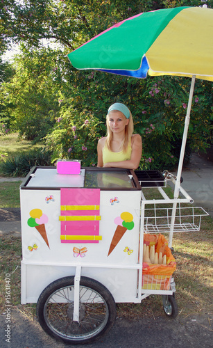 ice cream vendor girl 2