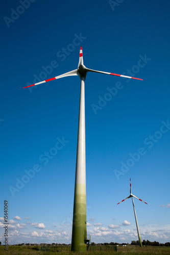 windfarm in green fields