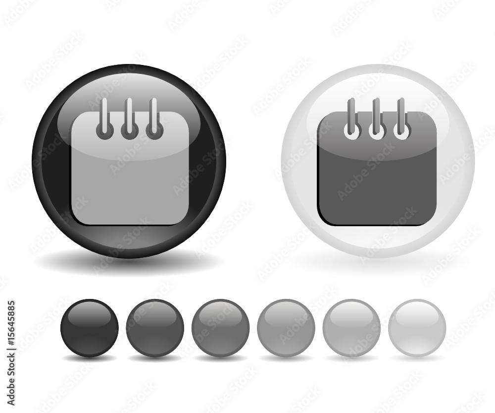Internet shiny buttons. Vector illustration. Internet shiny buttons. Vector illustration.