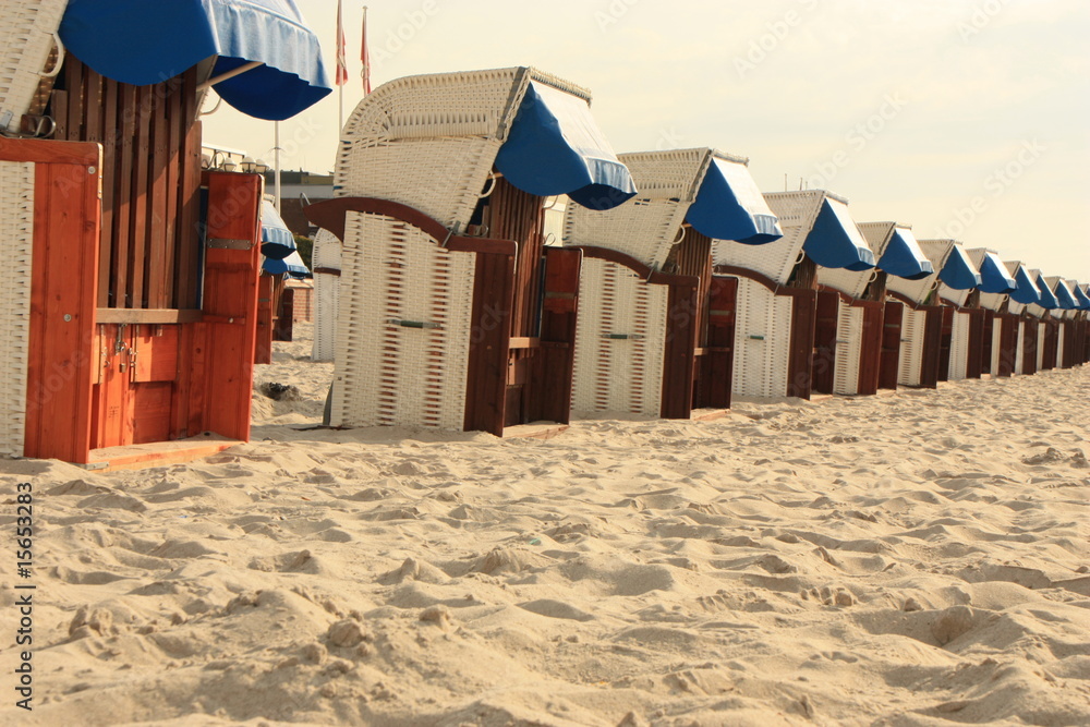 Naklejka premium Strandkörbe