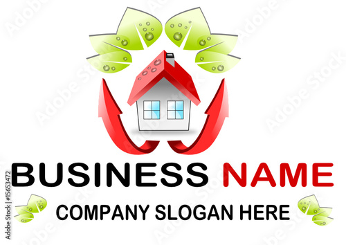 Ökologisches Business Logo Design