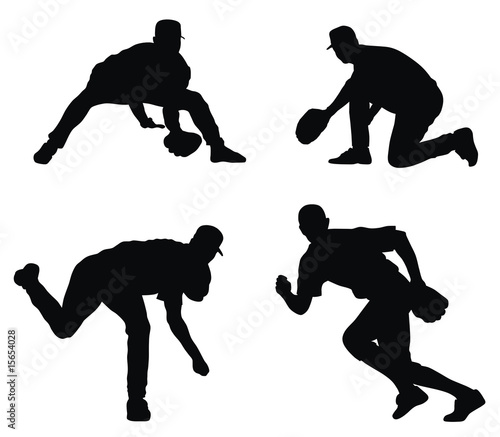 Canvas Print Baseball players