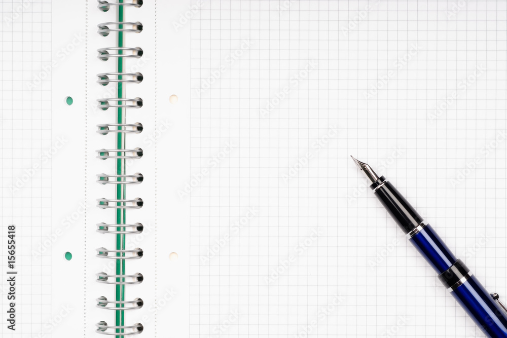 notebook and pencil on white background with clipping path notebook and pencil on white background with clipping path