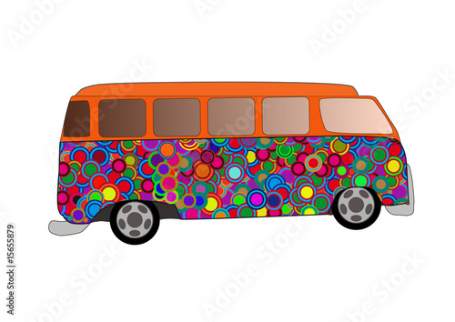 Flower power bus