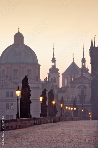 charles bridge, towers of the old town © courtyardpix