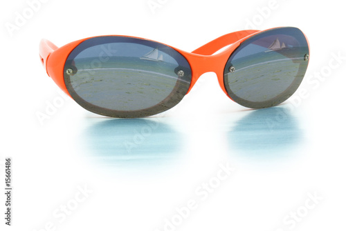 Sunglasses on the beach