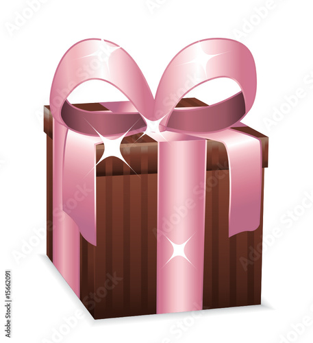 Nice gift with pink bow