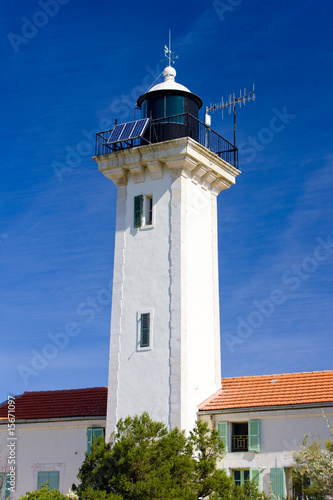 Gacholle lighthouse  Parc Regional de Camargue  Provence  France