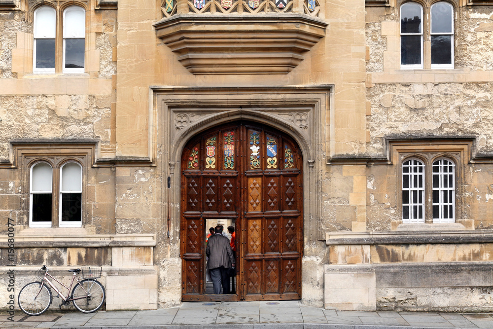 Oxford University Oriel College Gate