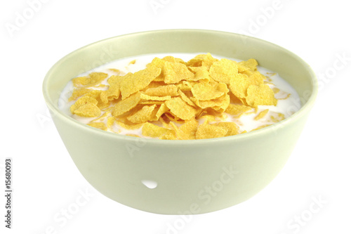 cornflakes and milk