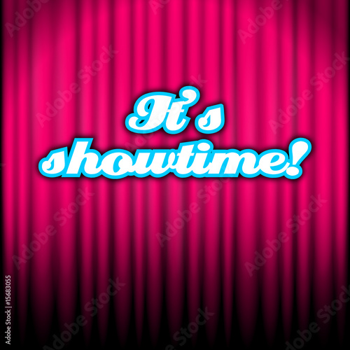 it's showtime curtain