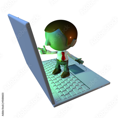 3d business man character s...