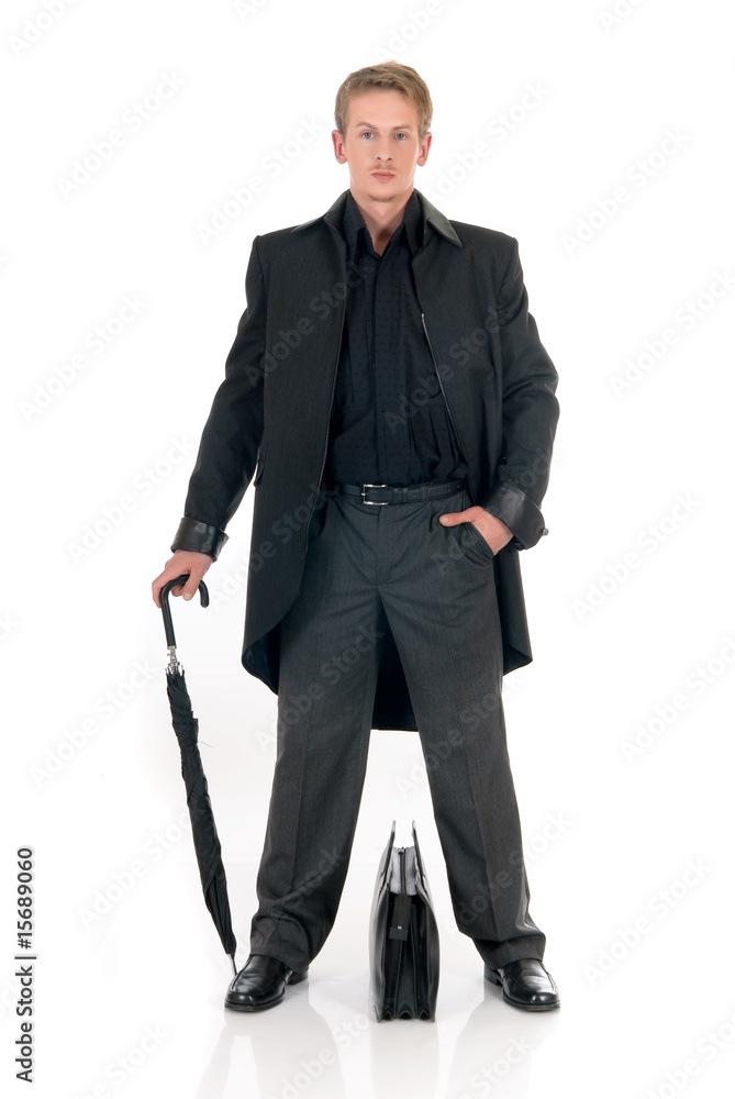 Handsome young businessman Handsome young businessman