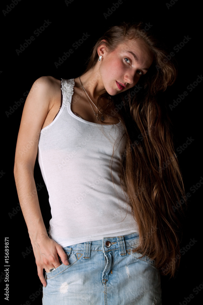 Beautiful girl is posing Beautiful girl is posing