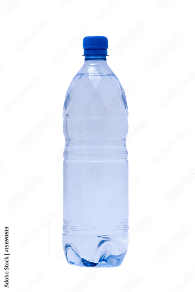 Bottle of water isolated on the white background Bottle of water isolated on the white background