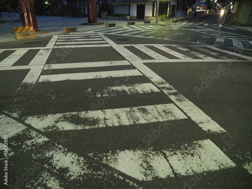 Cruce de peatones multiple en Kamakura (Japon)