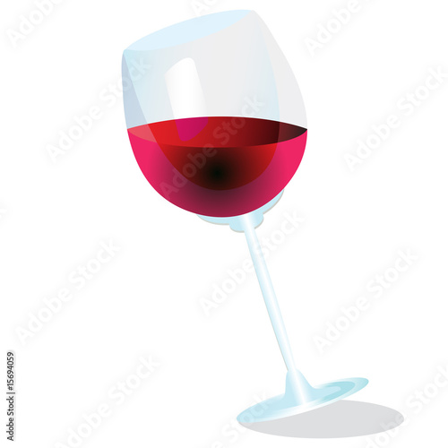 Wine glass - vector illustration