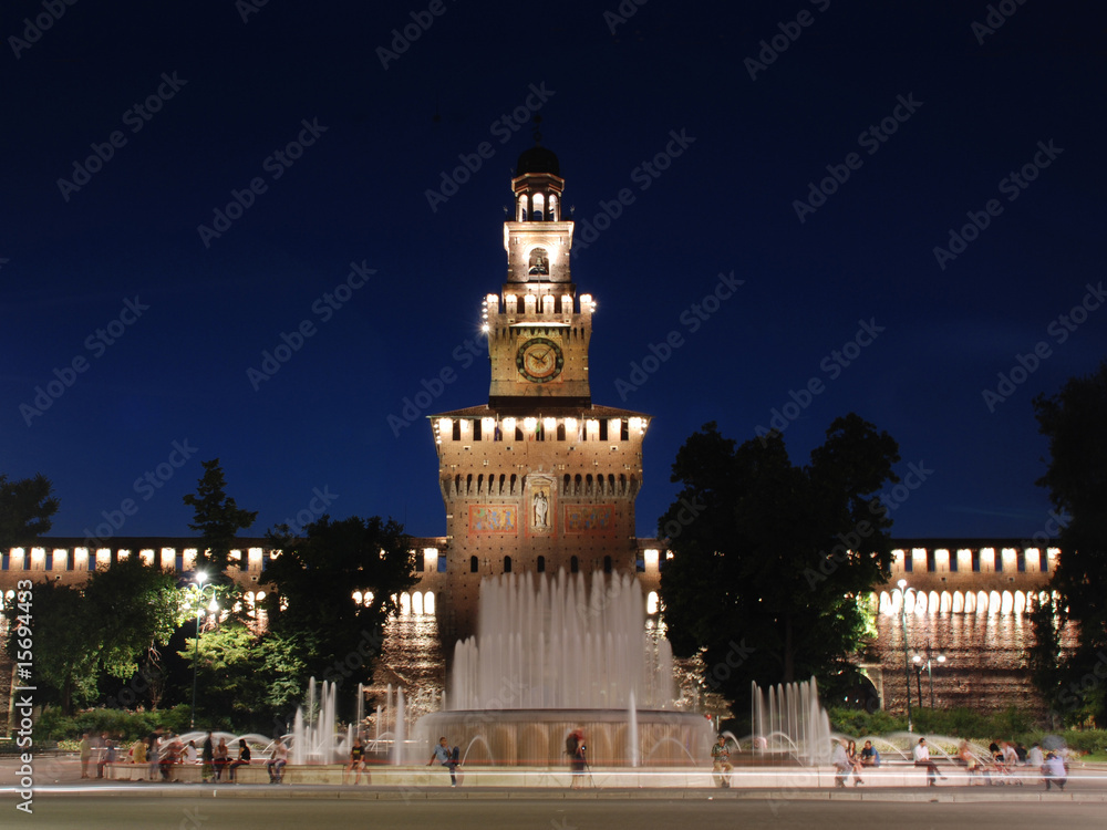 Fototapeta premium Milano - castello sforzesco 8