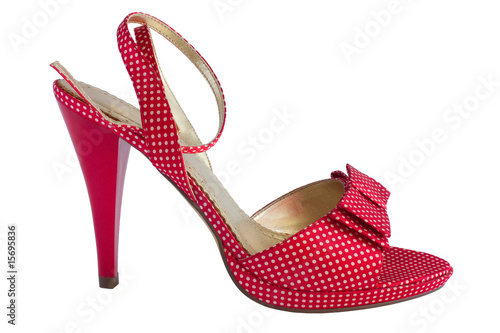 Red sandal in pea 3
