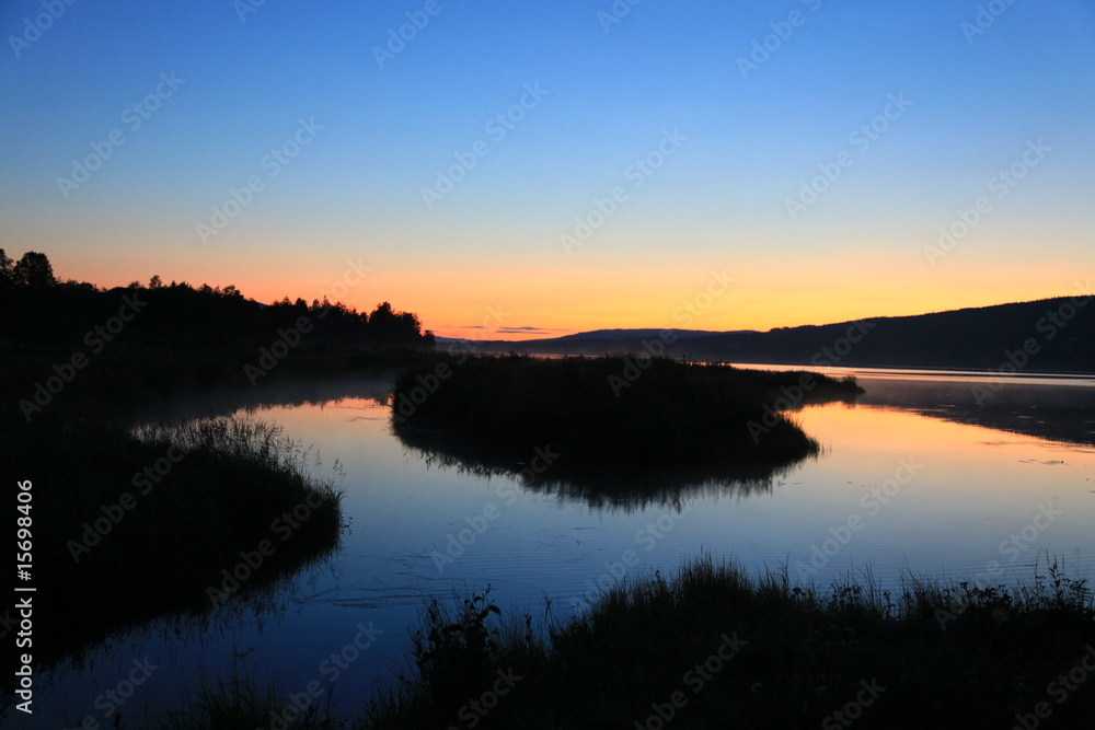 Fototapeta premium Schweden bei Nacht