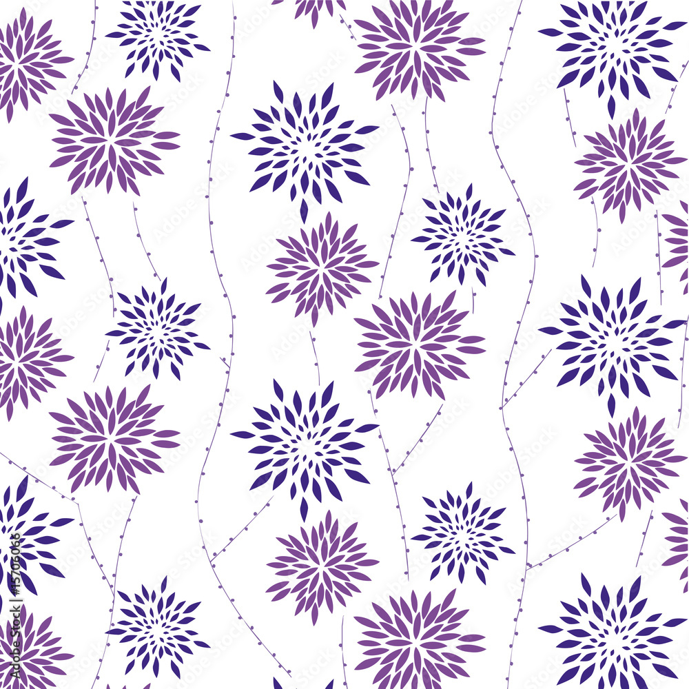 Seamless floral background. Repeat many times. Seamless floral background. Repeat many times.