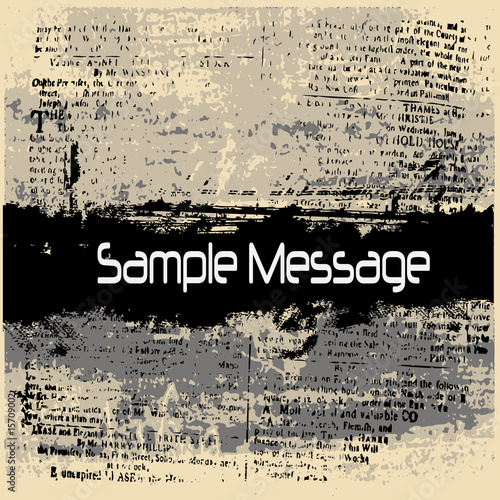 Abstract Textual Grunge Background